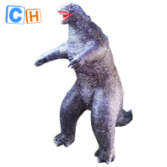 CH Godzilla Mascot Costume Cartoon Character For Adults,Inflatable Halloween Costumes For Adults
