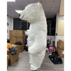 CH Polar Bear Mascot Costume Cartoon Character For Adults,Mascot Adult Costume For Party