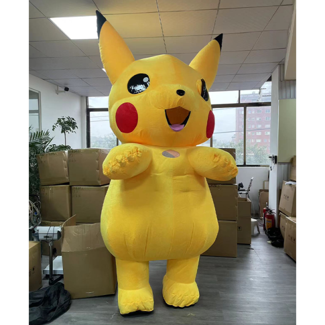 CH Pikachu Custom Mascot Costumes For Party,Party Mascot Cartoon Mascot Costume For Sale