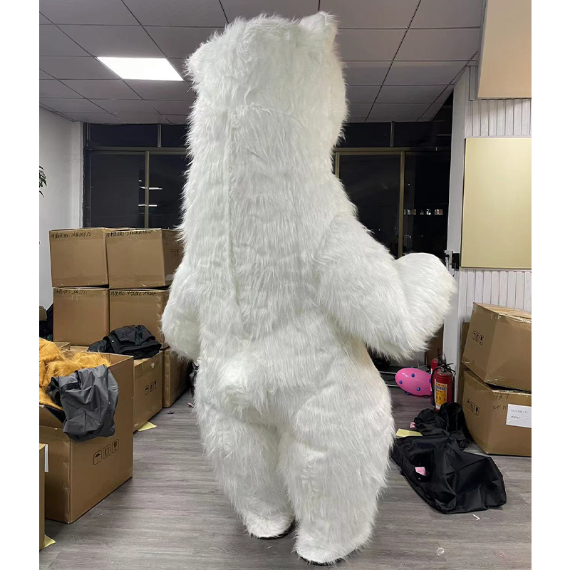 CH Polar Bear Mascot Costume Cartoon Character For Adults,Mascot Adult Costume For Party
