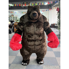 CH Boxing Bear Cosplay Mascot Costume For Adults,Hot Sale Mascot Costume Cartoon Character For Kids