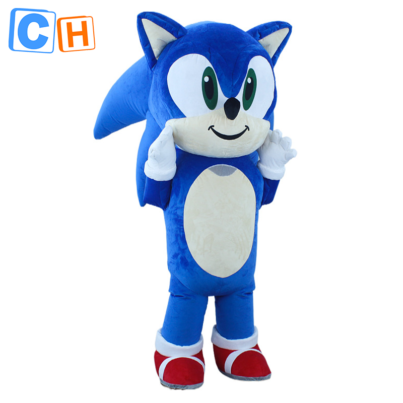 CH Sonic the Hedgehog Fully Body Inflatable Costumes Custom For Sale,Mascot Costume Cartoon Character For Adults