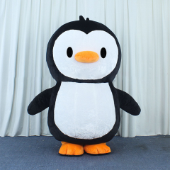 CH Cue Penguin Mascot Costume Custom Adults For Sale,Commercial Realistic Cartoon Mascot Costume