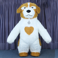 CH Brown Bulldog Mascot Costume Cartoon Character For Adults,Inflatable Animal Mascot Costume For Sale