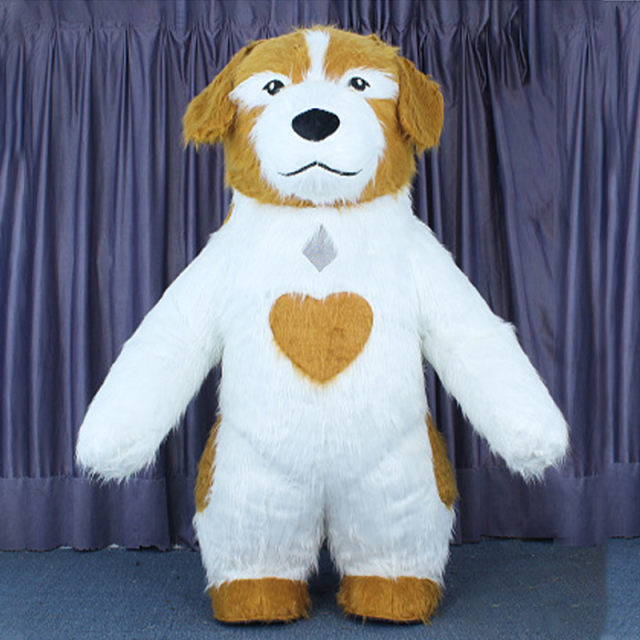 CH Brown Bulldog Mascot Costume Cartoon Character For Adults,Inflatable Animal Mascot Costume For Sale