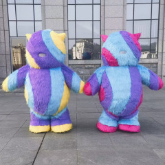 CH Colorful Monster Cartoon Character Mascot Costume For Sale,Commercial Cartoon Cosplay Easter Party