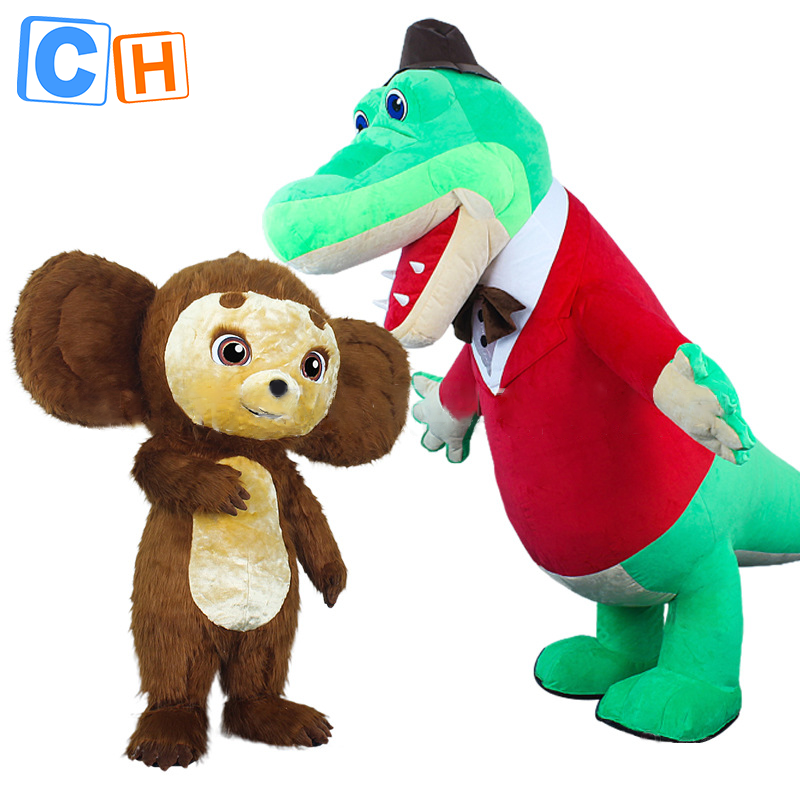 CH Crocodile Mascot Costume Cartoon Character For Adults,Hot Sale Inflatable Costumes For Kids