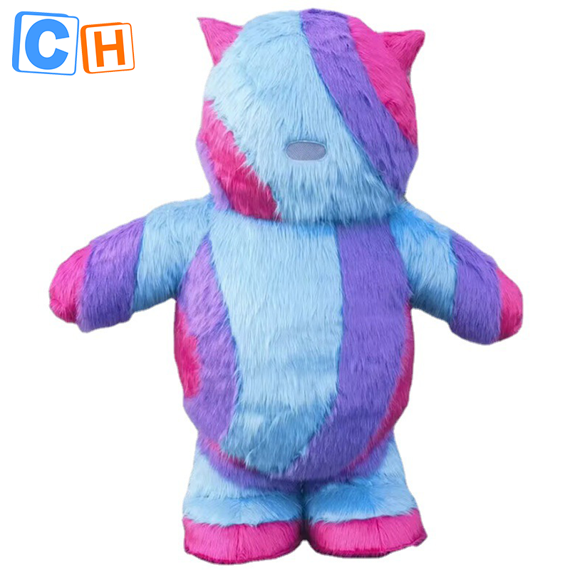 CH Colorful Monster Cartoon Character Mascot Costume For Sale,Commercial Cartoon Cosplay Easter Party