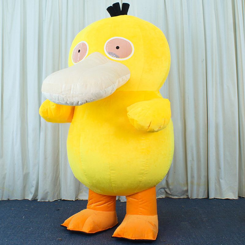 CH Psyduck Mascotte Costume Cartoon Mascot For Adults,Adult Cartoon Psyduck Costume For Adults