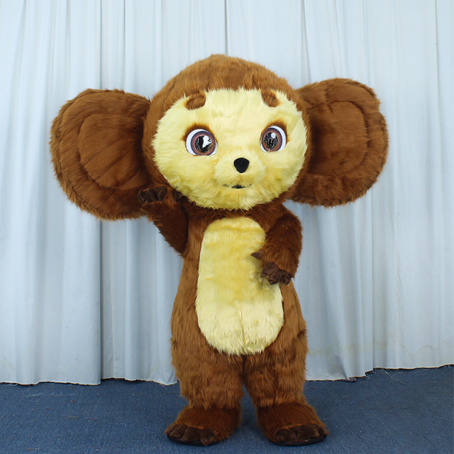 CH Cheburashka Mascot Costume Cartoon Character For Sale,Hot Sale Inflatable Mascot Costumes For Kids