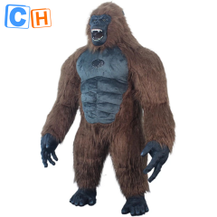 CH Three Color Gorilla Mascot Costume Adult For Sale,Hot Sale Mascot Costume Cartoon Character