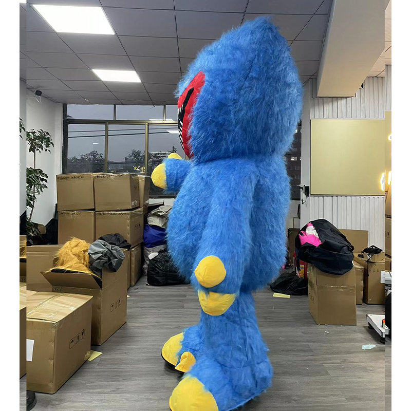 CH Blue Monster Mascot Costume Cartoon Character For Adults,Custom Made Animal Mascot Costumes