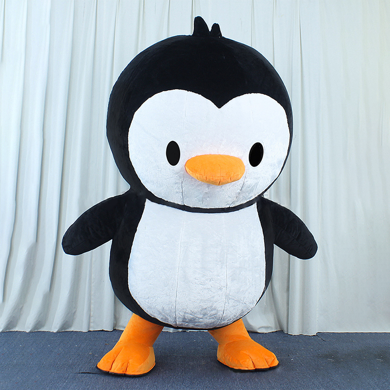 CH Cue Penguin Mascot Costume Custom Adults For Sale,Commercial Realistic Cartoon Mascot Costume
