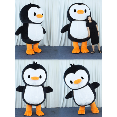 CH Cue Penguin Mascot Costume Custom Adults For Sale,Commercial Realistic Cartoon Mascot Costume