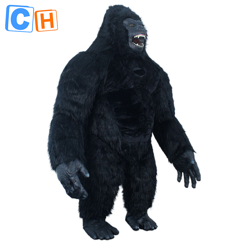 CH Three Color Gorilla Mascot Costume Adult For Sale,Hot Sale Mascot Costume Cartoon Character
