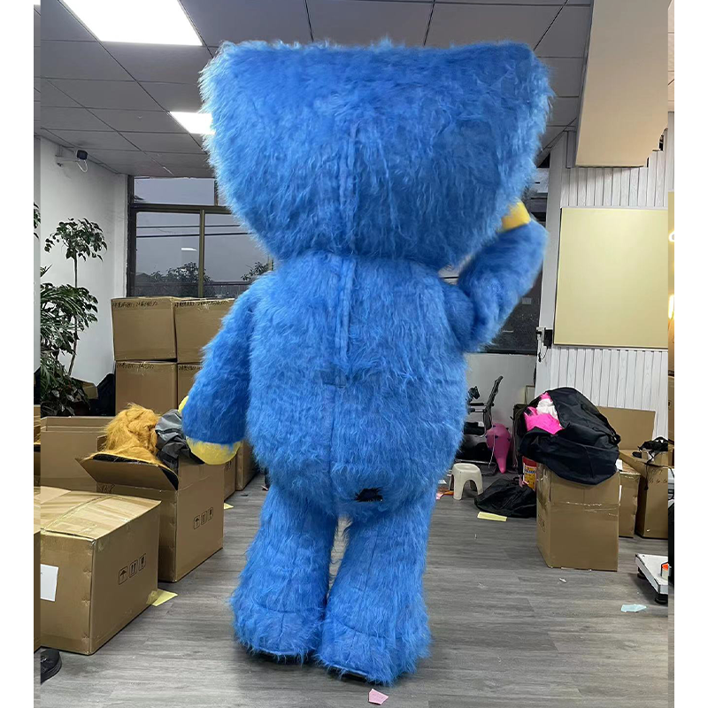 CH Blue Monster Mascot Costume Cartoon Character For Adults,Custom Made Animal Mascot Costumes