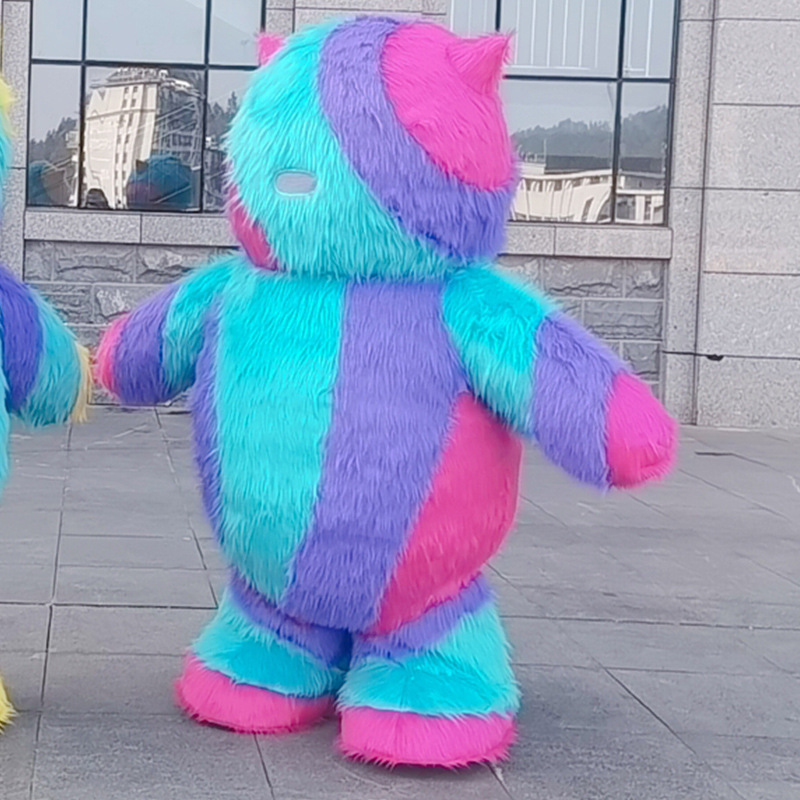 CH Colorful Monster Cartoon Character Mascot Costume For Sale,Commercial Cartoon Cosplay Easter Party