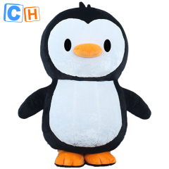 CH Cue Penguin Mascot Costume Custom Adults For Sale,Commercial Realistic Cartoon Mascot Costume