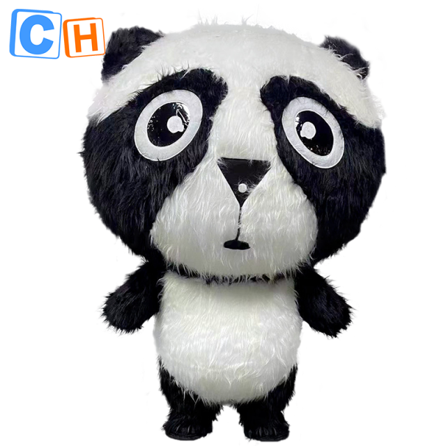 CH Giant Panda Animal Cosplay Mascot Costume For Adults,Hot Sale Inflatable Mascot Costumes For Sale