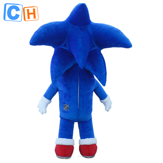 CH Sonic the Hedgehog Fully Body Inflatable Costumes Custom For Sale,Mascot Costume Cartoon Character For Adults