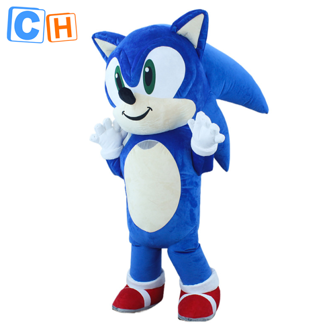 CH Sonic the Hedgehog Fully Body Inflatable Costumes Custom For Sale,Mascot Costume Cartoon Character For Adults