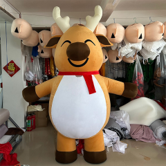 CH Cue Elk Theme Mascot Costume Custom Adults For Sale,Commercial Cartoon Cosplay Easter Party