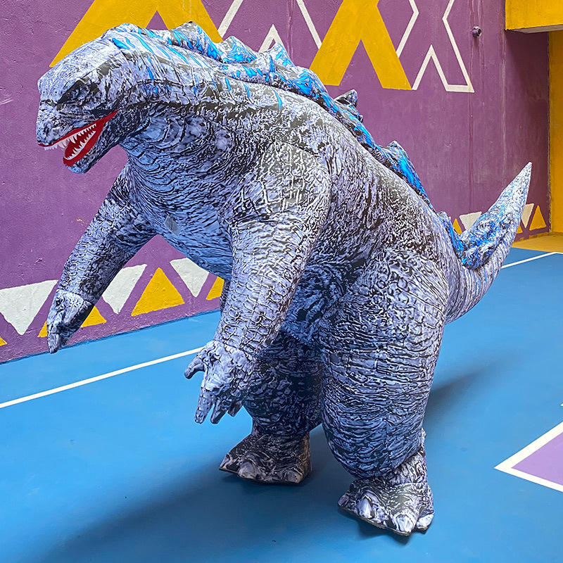 CH Godzilla Mascot Costume Cartoon Character For Adults,Commercial Animal Costume Cartoon Mascot For Sale
