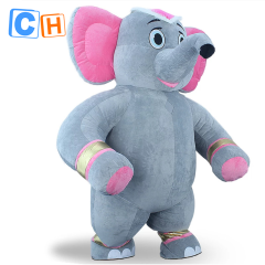 CH Cue Elephant Adult Custom Stage Performance Costumes For Sale,Cartoon Character Mascot Costume For Adults