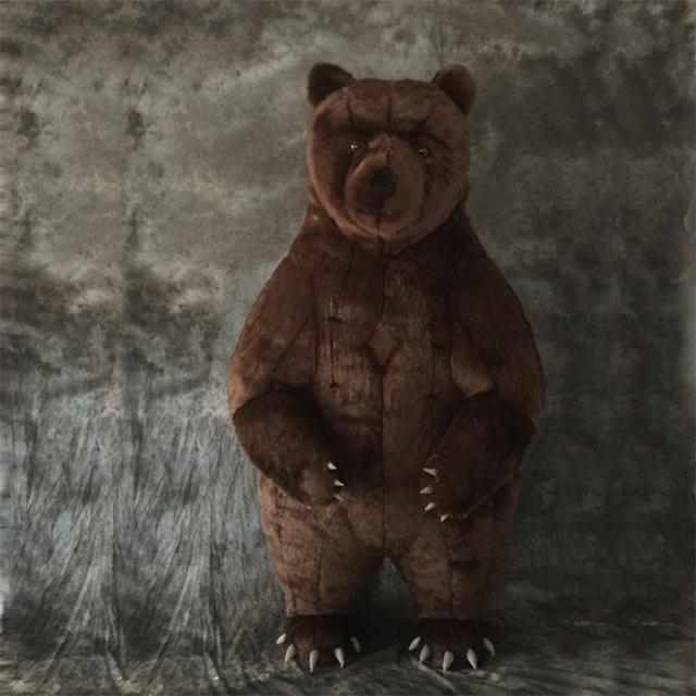 CH Dark Brown Bear Mascot Costumes For Adults,Commercial Cartoon Character Mascot Costume