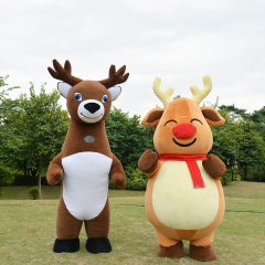 CH Cue Elk Theme Mascot Costume Custom Adults For Sale,Commercial Cartoon Cosplay Easter Party