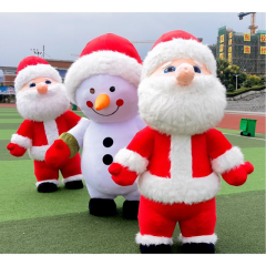 CH Father Christmas Mascot Costumes For Adults,Commercial Realistic Cartoon Mascot Costume For Sale
