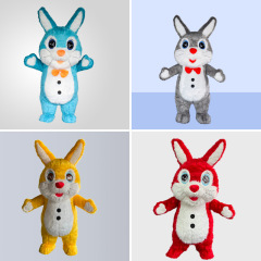 CH Cue Rabbit Mascot Costume Cartoon Character For Sale,Hot Sale Mascot Costumes For Adults