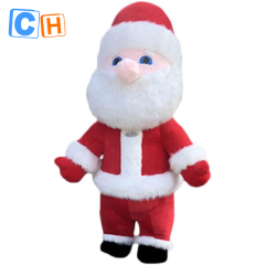 CH Father Christmas Mascot Costumes For Adults,Commercial Realistic Cartoon Mascot Costume For Sale