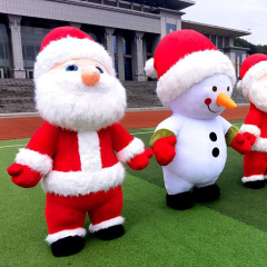CH Father Christmas Mascot Costumes For Adults,Commercial Realistic Cartoon Mascot Costume For Sale
