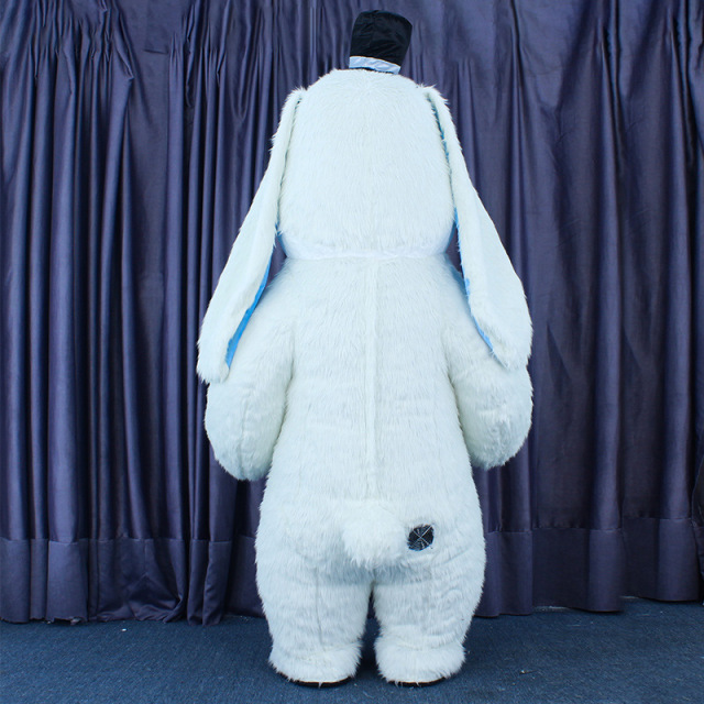 CH Cue Rabbit Mascot Costume Cartoon Character For Sale,Hot Sale Inflatable Mascot Costume