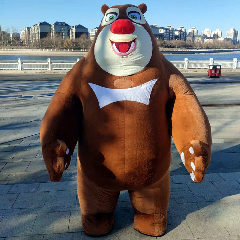 CH Boonie Bears Theme Realistic Cartoon Mascot Costume For Party,Hot Sale Mascot Costumes For Adults