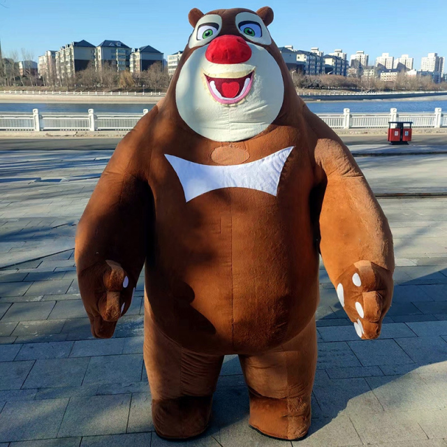CH Boonie Bears Theme Realistic Cartoon Mascot Costume For Party,Hot Sale Mascot Costumes For Adults