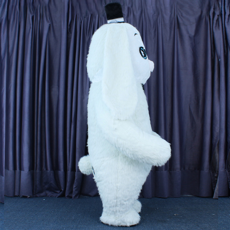 CH Cue Rabbit Mascot Costume Cartoon Character For Sale,Hot Sale Inflatable Mascot Costume