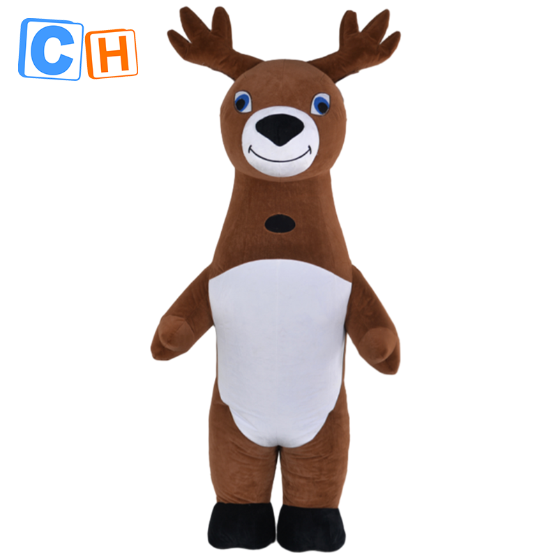 CH Elk Theme Mascot Costume Cartoon Character For Adults,Factory Real Picture Adult Size Mascot Costume For Sale