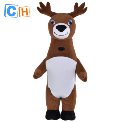 CH Elk Theme Mascot Costume Cartoon Character For Adults,Factory Real Picture Adult Size Mascot Costume For Sale