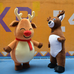 CH Cue Elk Theme Mascot Costume Custom Adults For Sale,Commercial Cartoon Cosplay Easter Party