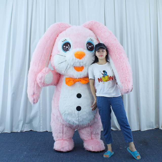 CH Cue Rabbit Mascot Costume Cartoon Character For Sale,Hot Sale Mascot Costumes For Adults