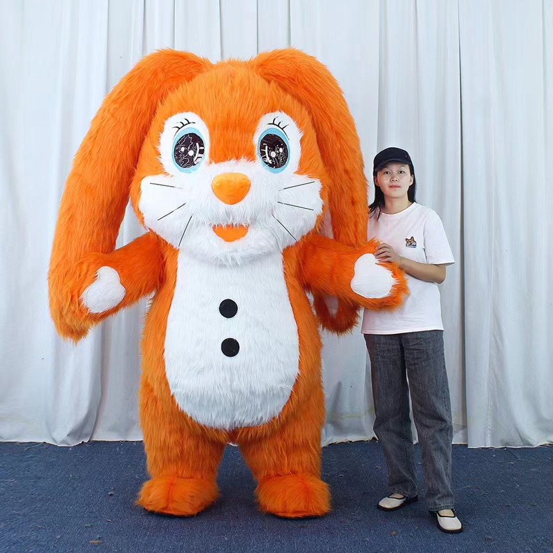 CH Cue Rabbit Mascot Costume Cartoon Character For Sale,Hot Sale Mascot Costumes For Adults