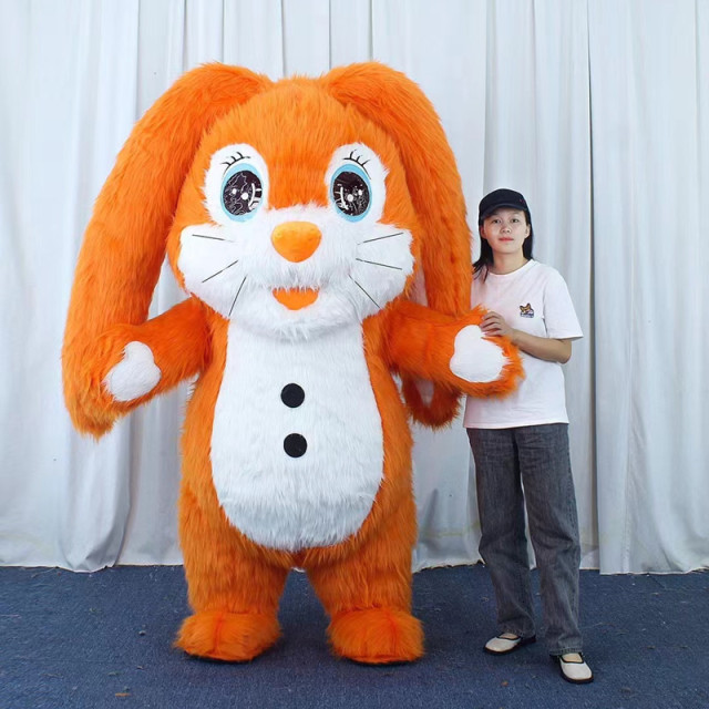 CH Cue Rabbit Mascot Costume Cartoon Character For Sale,Hot Sale Mascot Costumes For Adults