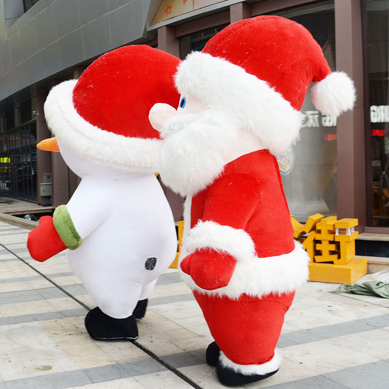 CH Father Christmas Mascot Costumes For Adults,Commercial Realistic Cartoon Mascot Costume For Sale