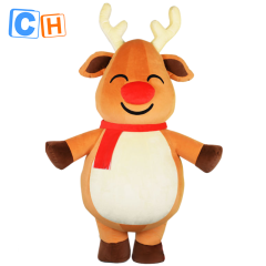 CH Cue Elk Theme Mascot Costume Custom Adults For Sale,Commercial Cartoon Cosplay Easter Party