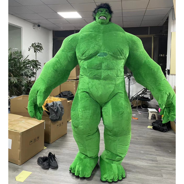 CH The Hulk Mascotte Costume Cartoon Mascot For Sale,Commercial Adult Cartoon Costume Bear For Adults