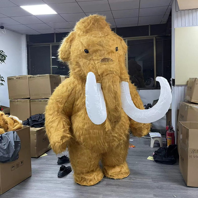 CH Mammoth Theme Inflatable Mascot Costumes For Sale,Commercial Custom Made Adult Mascot Costumes
