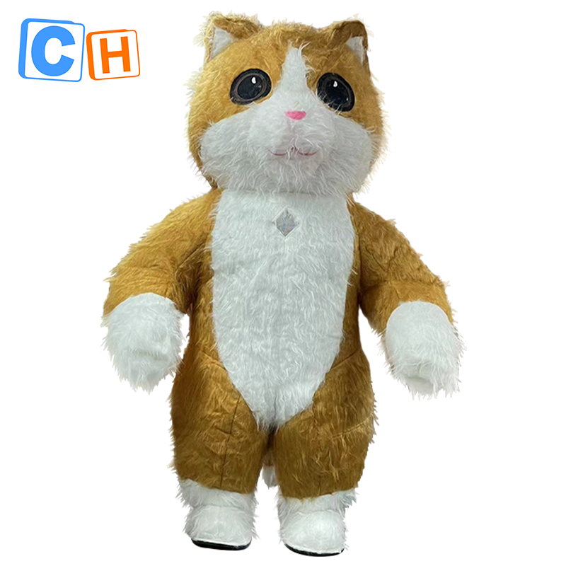 CH Lovely Cat Theme Mascot Costume Cartoon Character For Sale,Commercial Animal Cosplay Mascot Costume For Adults