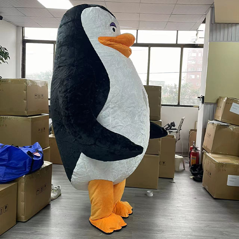 CH Movies Madagascar Penuins Cosplay Mascot Cloth Plush For Sale,Commercial Realistic Cartoon Mascot Costume